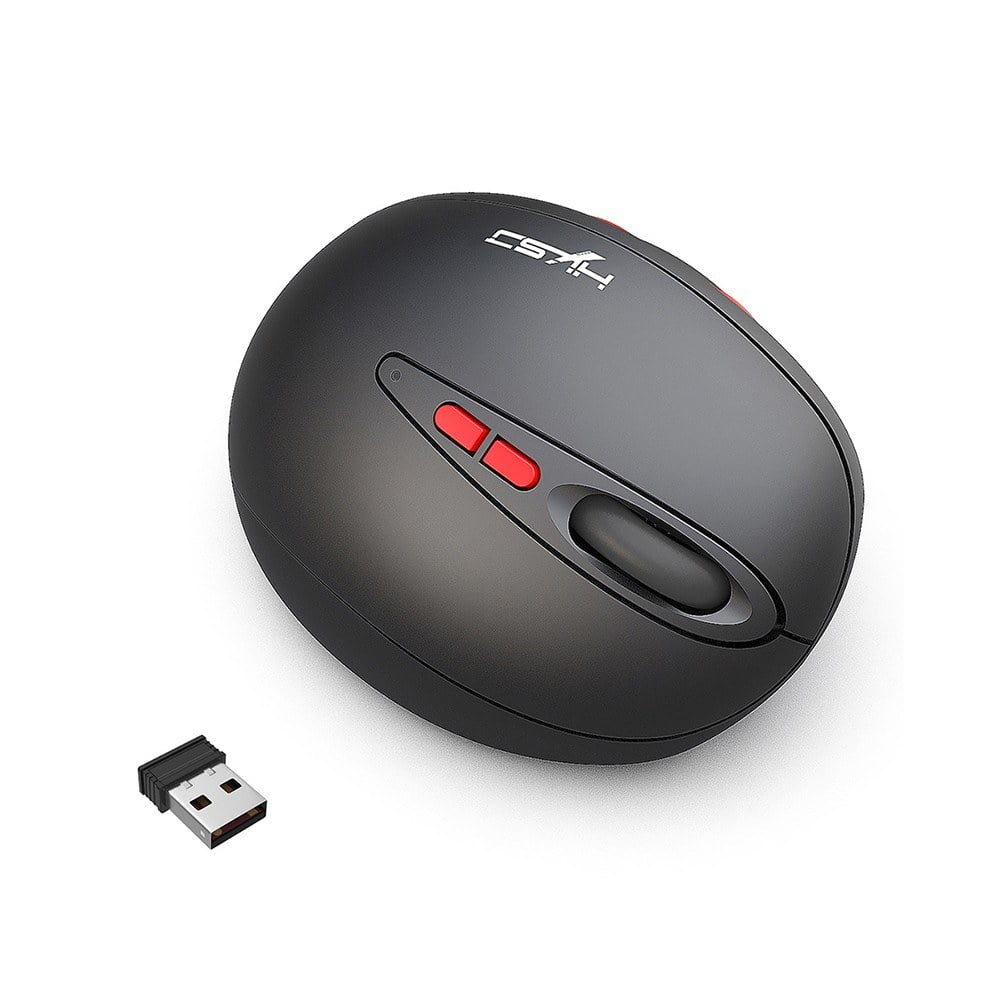 Topcobe 7D Wireless Computer Mouse for Home Office, 2.4GHz 2400DPI USB