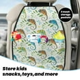 thumbnail image 4 of Colorful Cute Chameleon Dragonfly Mats Back Seat Protectors, Car Seat Protector Vehicle Organizers Waterproof Cover Back Seat Cover for Kids with 3 Storage Pockets 2 Pack, 4 of 5