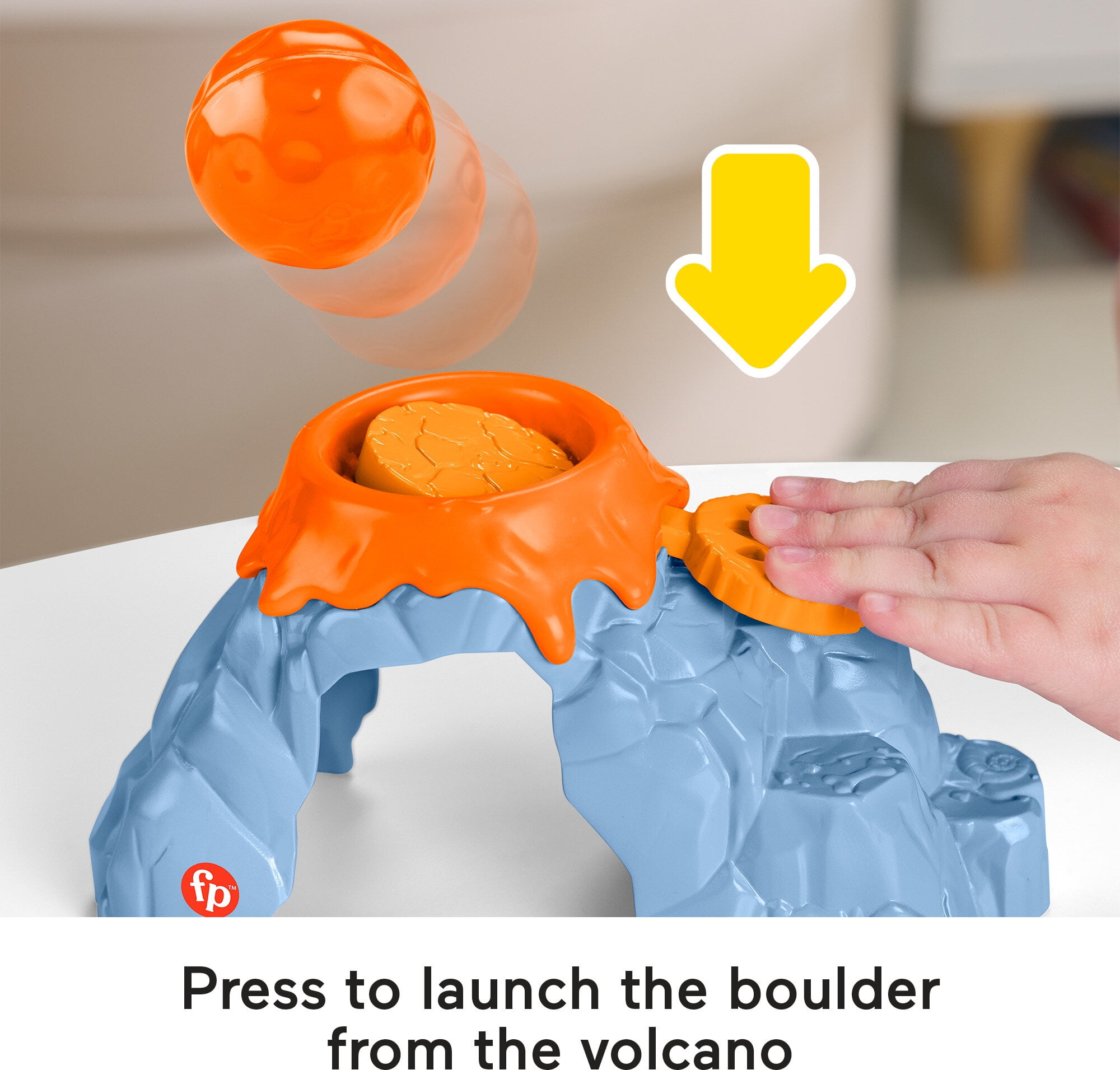 FisherPrice Little People Spin & Play Dinosaur Playground Toddler Playset, 6 Pieces  (图4)