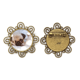 thumbnail image 1 of Bulldog mascota animal solo foto Broche de flores, regalo de joyería para mujeres y niñas Unbranded  M, 1 of 3