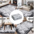 thumbnail image 5 of 5x7 Washable Area Rugs Soft Modern Bordered Abstract Large Rug Foldable Low Pile Indoor Floor Carpet Throw Rugs Dining Room Black/Grey, 5 of 6