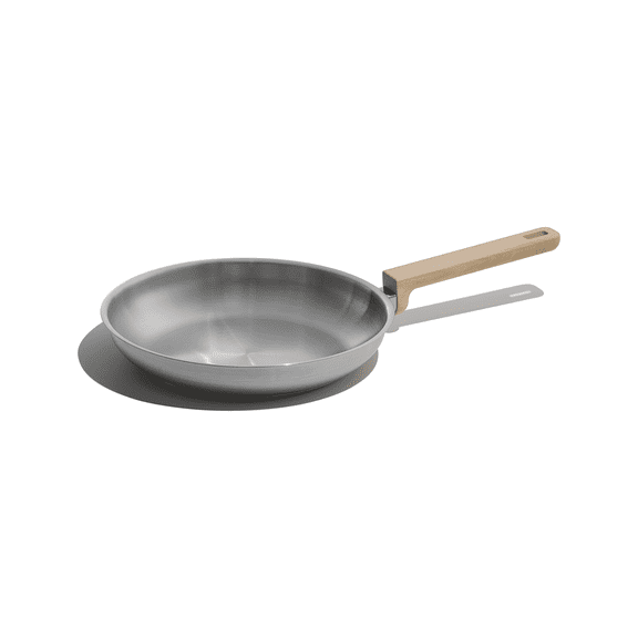 Carote 10'' Stainless Steel Frying Pan, Tri-Ply Base Skillet, Non-Coated, Induction Compatible