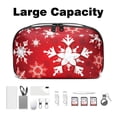 thumbnail image 3 of Christmas Digital Bag Organizer Travel Case with Oxford Fabric Waterproof Material - 5.9x9.44x3.14 in - Storage Pouch Small Box Organizer Storage Container Small Storage Bag Pouch Case, 3 of 6