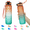 Ombre Orange Blue, variant on 32oz Motivational Water Bottles with Time Marker & Straw, Leak-proof BPA Free Non-Toxic 1L Bottle, Portable Water Jug for Fitness Sports
