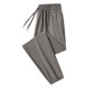 thumbnail image 1 of Pantalones unisex elásticos de secado rápido para hombre: cintura elástica con cordón, corte informal, tejido ligero de nailon y spandex, lavables a máquina. Tallas: L-XXXXXL., 1 of 5