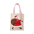 thumbnail image 2 of Bolsa De Dulces De Navidad Bolsa De Almacenamiento De Regalo Bolsa De Favor De Navidad Para Vacaciones Cumpleaños Santa SM SunniMix Tote de regalo, 2 of 8