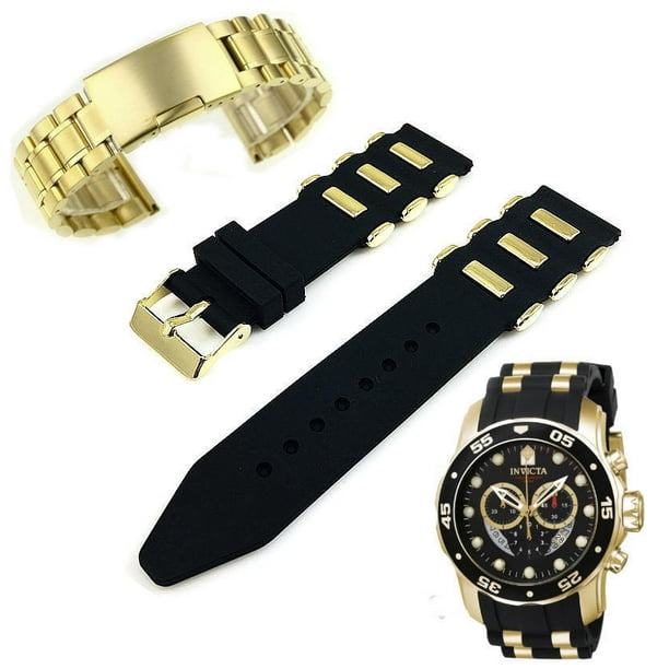 PACK OF 2 Replacement Watch Band Fits Invicta Pro Diver 48mm 6981 6983
