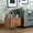 Walnut, variant on Sturdy Synthetic Wood Nightstand / By the Bed / Reliable Storage Solution