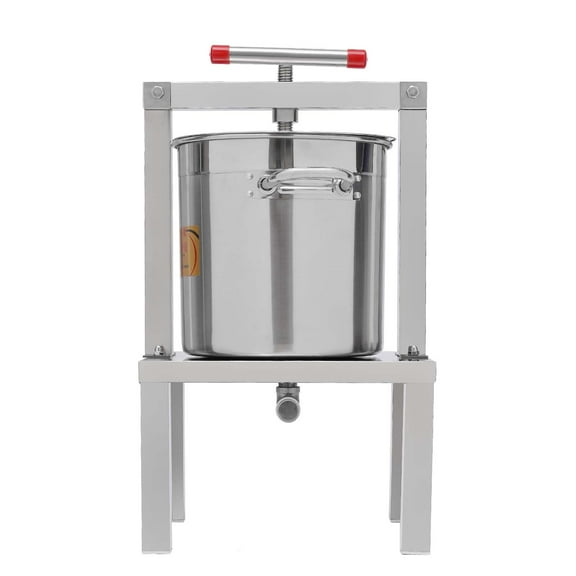 Ergonomic Honey Press Extractor, Stainless Steel with Removable Honey Flow Opening, Ideal for Honey and Juice Extraction, 13L Capacity