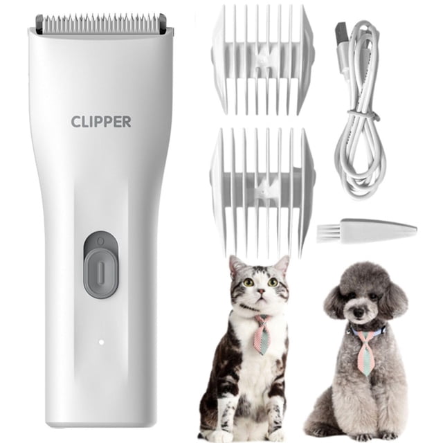 Kit de Máquina para Aseo Canino Grimgrow Inalámbrica, Silenciosa y Recargable