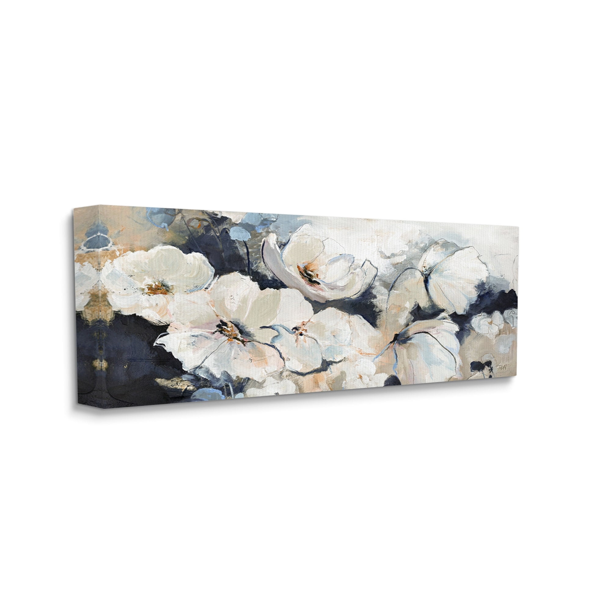 Stupell Industries Delicate Flower Petals Blooming Modern Painting Design Painting Gallery Wrapped Canvas Print Wall Art, Design by Design Fabrikken
