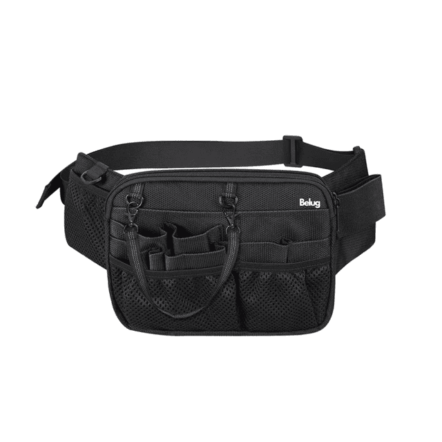 Riñonera Belug Bolsa Organizadora Portátil De Enfermera negro
