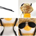 thumbnail image 4 of Swinging Car Duck Duck Swinging Duck Swinging Ornament con gafas de sol 2 Cute Swinging Duck Pendant Rearview Ornaments Accesorio Decoración interior del coche JFHHH pequeña, 4 of 5