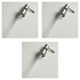 thumbnail image 2 of Ounissouiy 2pcs Lotion Dispenser Heads Hand Pump 304 Sink Nozzles Shampoo Soft Soap Foam Manual with Supply Tube Nozzle Stainless Steel Type1 Ounissouiy CBP126052, 2 of 6