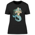 thumbnail image 1 of Mermaid Playing Cards T-Shirt Women -Image by Shutterstock, Female x-Large, 1 of 2