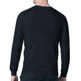 thumbnail image 2 of Men's Starter Navy Columbus Blue Jackets Player Grid Long Sleeve T-Shirt, 2 of 3