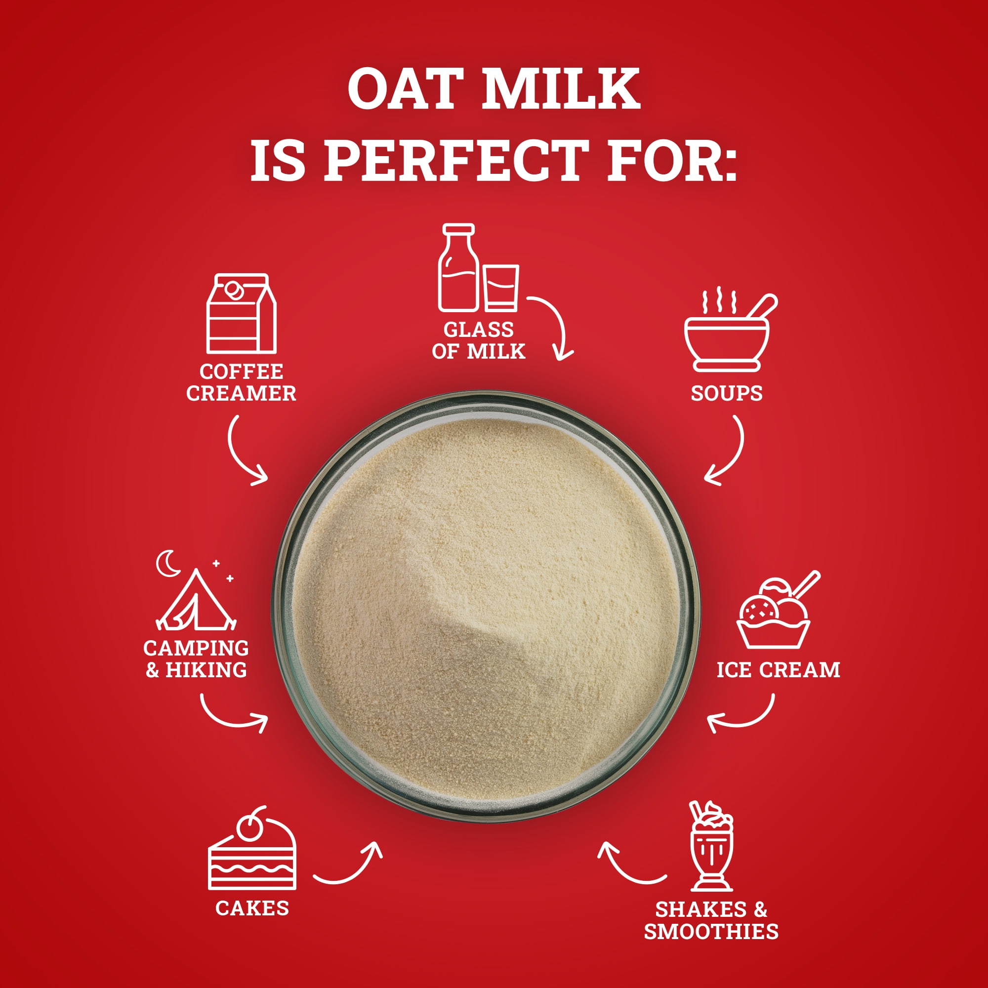 Hoosier Hill Farm Oat Milk Powder, 3 lb Bag