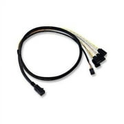 LSI Logic LSI00411 1.0M SFF8643 to x4 SATA HDD miniSAS HD to SATA Port Cable