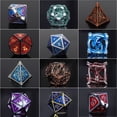 thumbnail image 3 of CiaraQ Mystery Metal DND Dice Set – 7pc Blind Bag with Random Class & Funny DND Stickers – Metal Role Playing Dice for Dungeons and Dragons, 3 of 10