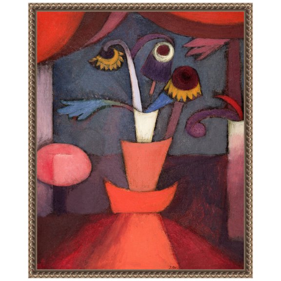 Amanti Art Autumn Flower 1922 Framed Canvas Wall Art Print