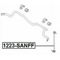 thumbnail image 2 of Febest FRONT STABILIZER LINK / SWAY BAR LINK # 1223-SANFF OEM 54830-2W000, 2 of 2