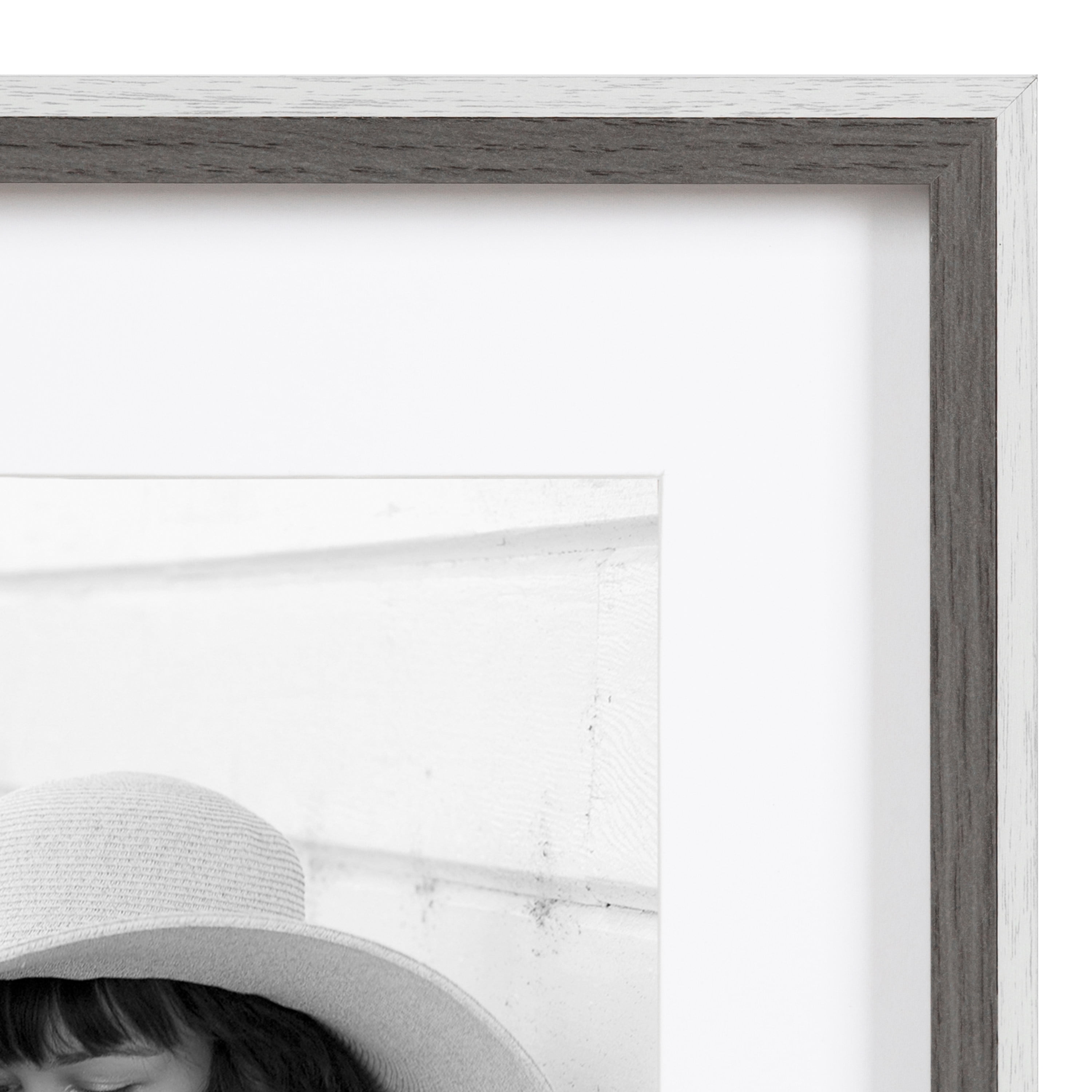 Clive Transitional Wall Frame Set, 11x14 matted to 8x10, Set of 2