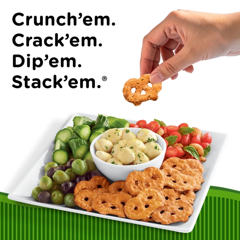 Snack Factory Garlic Parmesan Flat Chips Pretzel Crisps, 7.2 oz