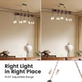 thumbnail image 5 of ZhdnBhnos Retro Ceiling Light Wood Beam Lamp Industrial Pendant Light Rustic Chandelier Lighting Fixture, 5 of 24