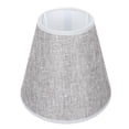 thumbnail image 1 of HEALEEP Grey Iron and Cloth Small Lamp Shade for Home Decor Easy Installation Suitable for Living .5 Inch, 1 of 8