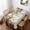 Beige Red, variant on Red Christmas Table Cloth Waterproof Tablecloths, Xams Tree Winter Poinsettia Pine Cones Farmhouse Tablecloth Dining Table Cover for Kitchen Party Tabletop Outdoor, Square Tablecloth 54x54 Inch