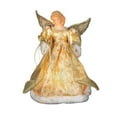 thumbnail image 3 of Kurt Adler 12-Inch Gold Dress Angel Christmas Tree Topper with UL 10 Lights, 3 of 3