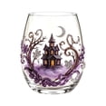 thumbnail image 3 of 2D Halloween Glass Cups, Cute Coffee Glass Cups, Glassware Drinking Glasses, Stemless Drinking Glass with Spooky Designs, Clear Cups for Cocktails, Juices & Iced Coffee (E), 3 of 7