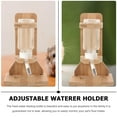 thumbnail image 2 of Raindrops  Adjustable Waterer Holder Rabbit Bottle Stand Squirrel Pig Khaki, 2 of 8