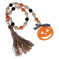 thumbnail image 4 of Guirnalda de cuentas de madera, guirnalda de cuentas de madera de Halloween, decoración de pared, cadena de cuentas de madera, acabado de lujo, 4 of 8