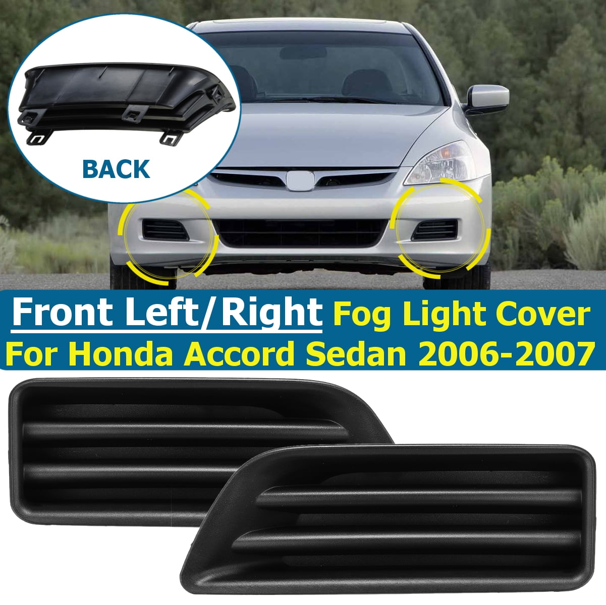 New HO1038107 Driver Left Side Fog Light Cover for Honda Accord 2006-2007