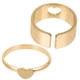 thumbnail image 1 of 2pcs Anillos de moda Decorativos Pareja Anillos Romántico Anillos De Dedo Regalos, 1 of 6