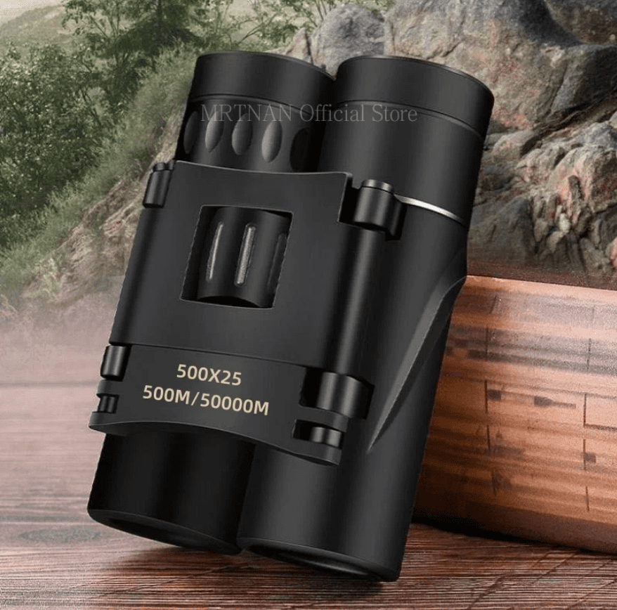 500X25 Zoom Telescope Professional HD Powerful Binoculars Folding Night VisionLong Range Portable Monocular or Camping
