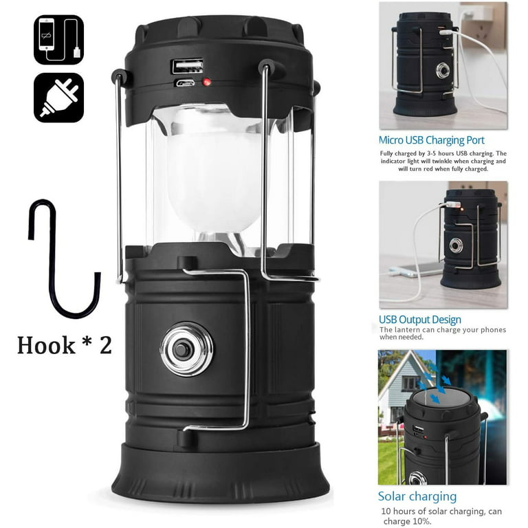 Portable Lantern LED Flashlight Handheld Light Camping Lamp