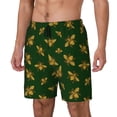 thumbnail image 2 of Haiem Hohey Bee Mens Swim Trunks with Compression Liner 2 in 1 Swimming Shorts Stretch Swimwear Quick Dry,Board Shorts-X-Large, 2 of 9
