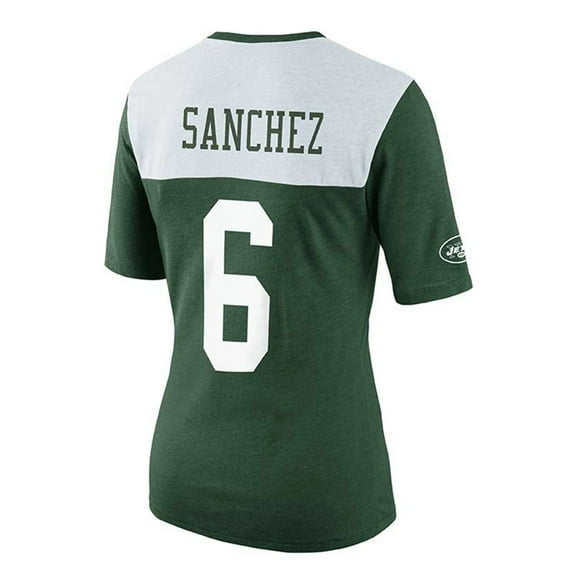 Nike Womens SS Mark Sanchez Graphic T-Shirt, Green, X-Large