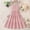 Pink, variant on Babcutegg Girls’ Lightweight Sleeveless Summer Dress With Adjustable Straps And Back Bow Detail Sky Blue Size 12