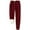 09#Wine, variant on Womens Sweatpants Winter Warm Sherpa Fleece Lined Pants Casual Loose Drawstring Thermal Joggers with Pockets Saffron S