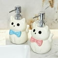 thumbnail image 6 of Cute Cat Dispenser Bottles for Body Soap Refillable Kitty Hand Pump Containers with Bow Hand Soap Refillable Ceramic Container for Home Travel Bathroom Kitchen, 6 of 9
