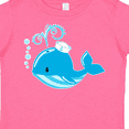 thumbnail image 4 of Inktastic Cute Blue Whale in Nautical Hat Boys or Girls Toddler T-Shirt, 4 of 5