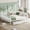 Light White, variant on Queen Size Platform Bed with Storage Drawers, Metal Daybed Frame with Round-Pipe Design, Low Profile Bed No Box Spring Needed for Bedroom, Light White
