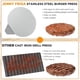 thumbnail image 2 of Stainless Steel Burger Press, 14cm Round Smasher, Non-Stick Smooth Hamburger Press Flat Bottom Without Ridges, Bacon Grill Perfect for Top Griddle Coo, 2 of 5