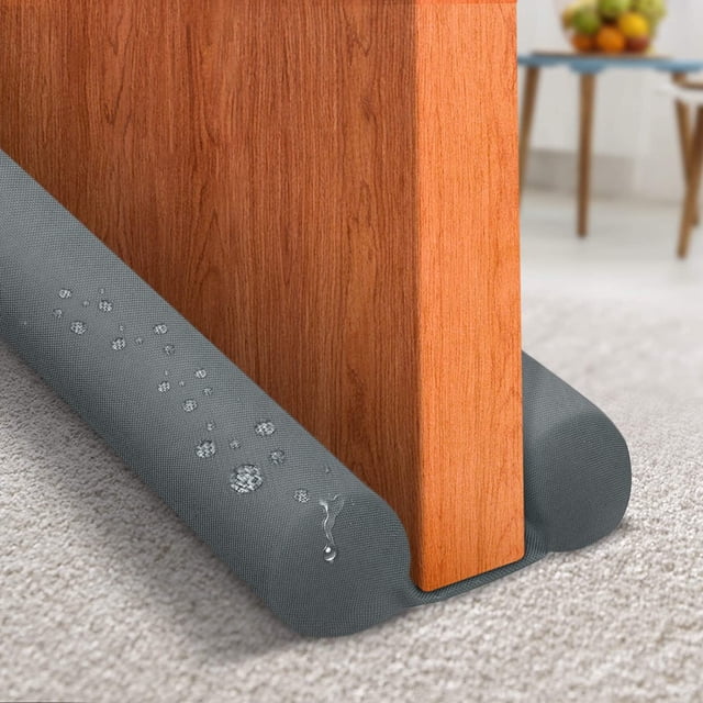 Burlete para puerta, tamaño de 30" a 36", bloqueador de corrientes de aire debajo de la puerta, protector de aire, bloqueador de sonido para puerta, barrido de puerta, ahorro de energía