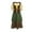Green, variant on SwiftWear Women's Beer Festival Dress - Halloween Outfit Adjustable Corset Top with Striped Skirt | Plus Size Party Dress for Oktoberfest