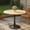 Natural, variant on GDF Studio 24" Round Modern Dining Table, Wooden Top Tulip Table with Steel Pedestal Base, Kitchen Table, Walnut