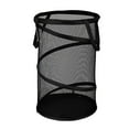 thumbnail image 1 of Cesta de lavandería Miyuadkai, cesta de lavandería, cesta de almacenamiento para baño, cesta de lavandería, cesta de lavandería plegable, cubo, 1 pieza, decoración del hogar, color negro, talla única, 1 of 3